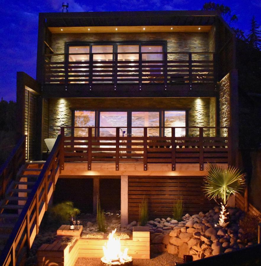 ---- Escapada De Lujo Para Dos ---- Casa Boutique Privada - Vistas Al Oceano - Parrilla Y Fogon En Quincho Privado - Insumos Desayuno - Tu Estadia Incluye Gratis 1 Sesion De Hidromasaje & Cromoterapia Bajo Las Estrellas En Jacuzzi Privado (Adults Onl Pichilemu Kültér fotó