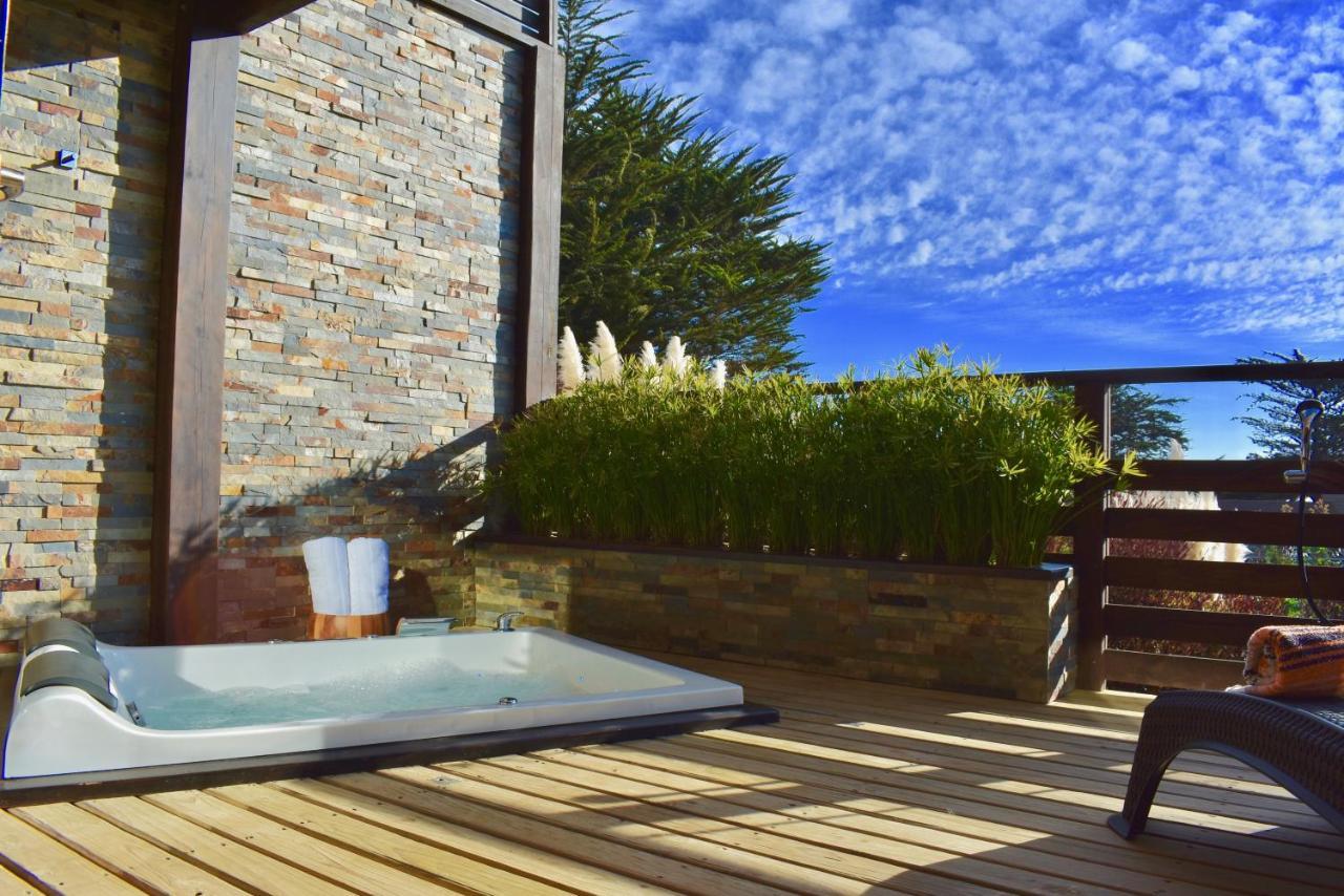 ---- Escapada De Lujo Para Dos ---- Casa Boutique Privada - Vistas Al Oceano - Parrilla Y Fogon En Quincho Privado - Insumos Desayuno - Tu Estadia Incluye Gratis 1 Sesion De Hidromasaje & Cromoterapia Bajo Las Estrellas En Jacuzzi Privado (Adults Onl Pichilemu Kültér fotó